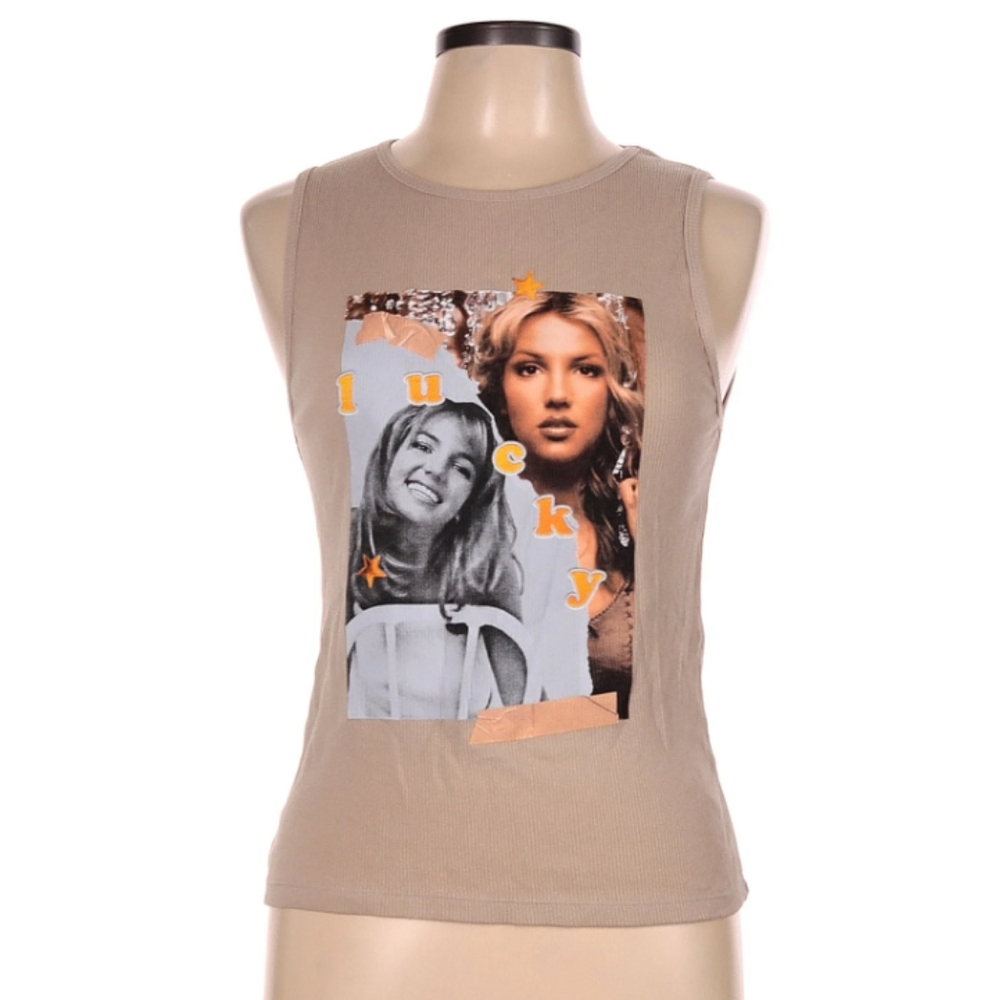 Britney Spears 'Lucky' Tank Top women's XL NWT